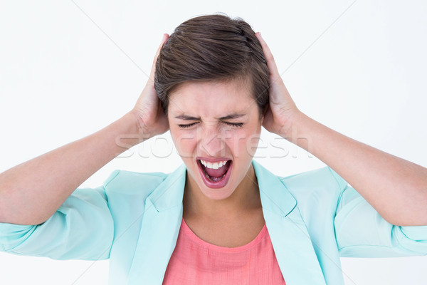 Angry woman screaming Stock photo © wavebreak_media