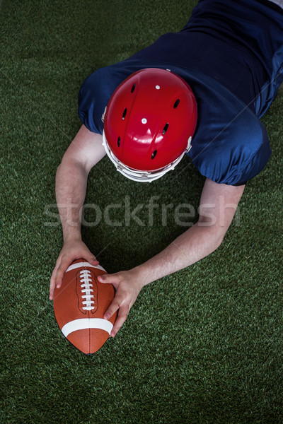 American football player scoring a touchdown Stock photo © wavebreak_media