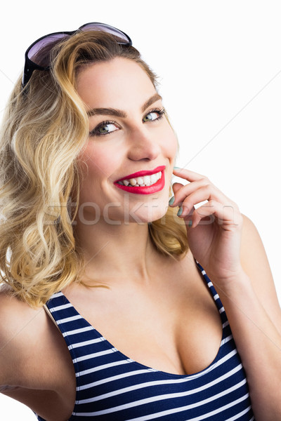 Porträt schöne Frau posiert weiß Frau Stock foto © wavebreak_media