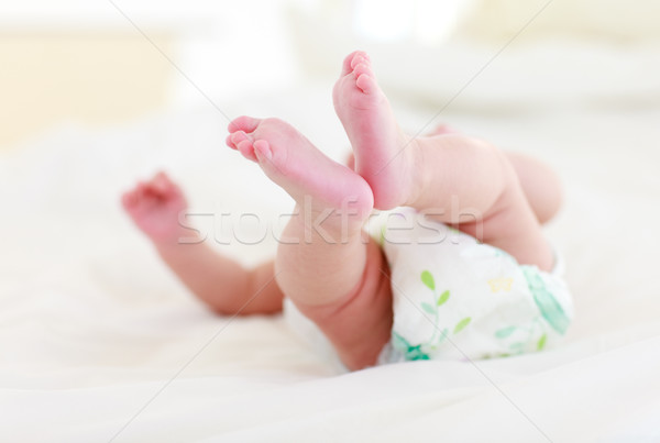 Baby lying in bed Stock photo © wavebreak_media
