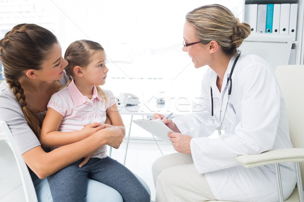 Mother and daughter visiting doctor Stock photo © wavebreak_media