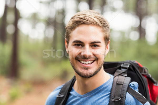 портрет молодые красивый турист природы человека Сток-фото © wavebreak_media