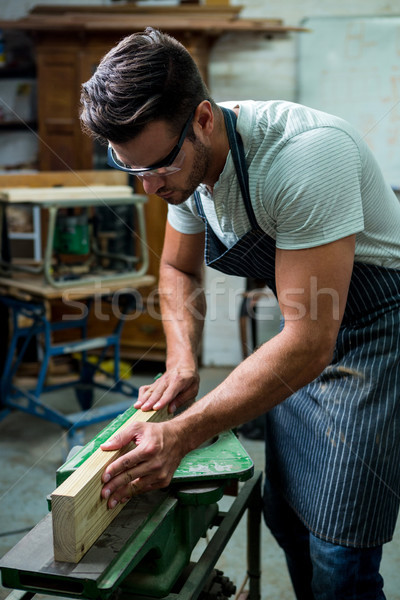 Stolarz pracy człowiek studio narzędzie naprawy Zdjęcia stock © wavebreak_media