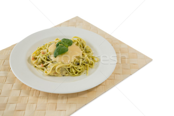Közelkép felszolgált tányér hely minta törődés Stock fotó © wavebreak_media