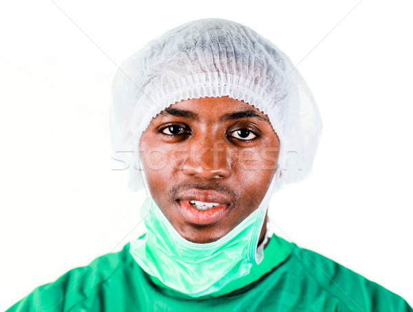 Senior Surgeon in Green scrubs Stock photo © wavebreak_media