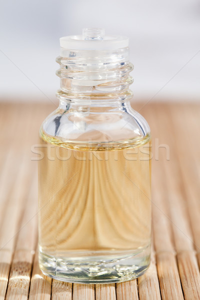 Odak cam küçük şişe yukarı soluk sarı Stok fotoğraf © wavebreak_media