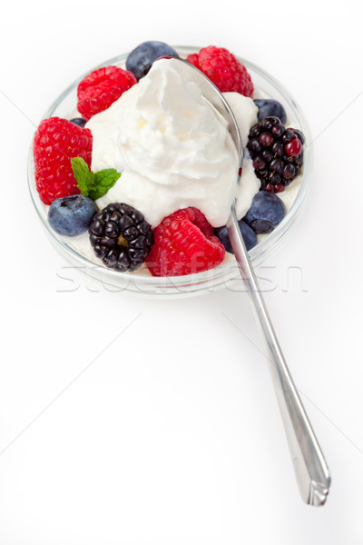 Dessert of berries Stock photo © wavebreak_media