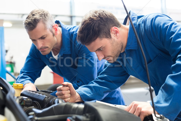 Team of mechanics working together Stock photo © wavebreak_media