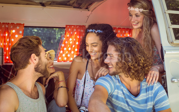 Hipster friends on road trip Stock photo © wavebreak_media