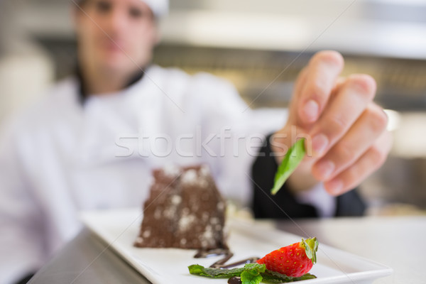 Touch kopen chef keuken Stockfoto © wavebreak_media