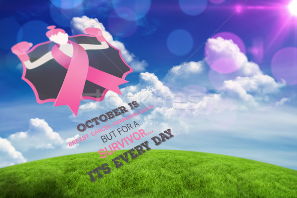 Composite image of breast cancer awareness message Stock photo © wavebreak_media