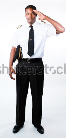 Handsome businessman in shirt and tie stepping Stock photo © wavebreak_media