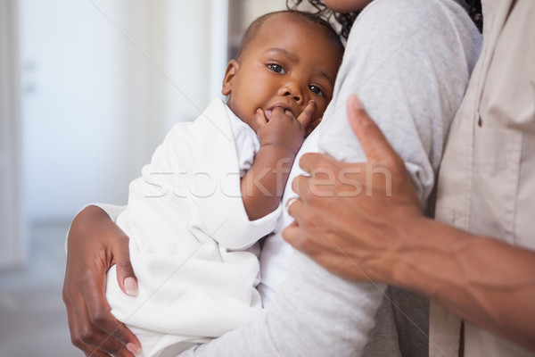 Happy parents spending time with baby Stock photo © wavebreak_media