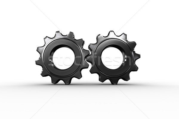 Metal Cog rueda blanco industria Foto stock © wavebreak_media