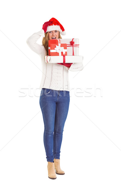 [[stock_photo]]: Cadeaux · blanche