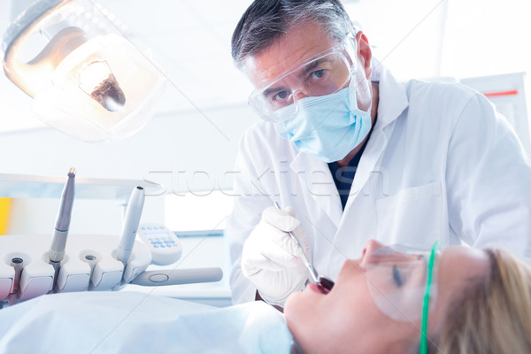 Stok fotoğraf: Dişçi · dişler · diş · hekimleri · sandalye · diş