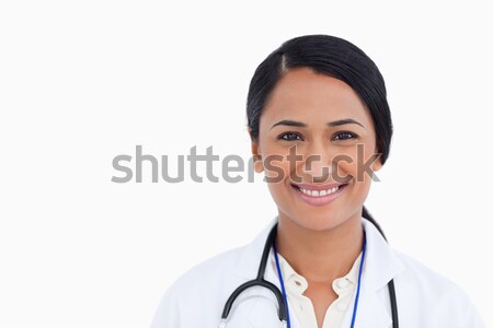 Smiling  doctor with stethoscope Stock photo © wavebreak_media