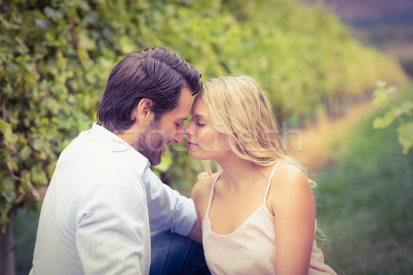 Young happy couple having a romantic time Stock photo © wavebreak_media