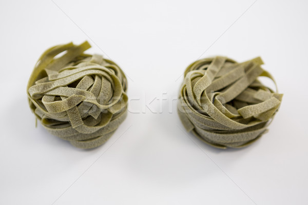 Tagliatelle pasta on white background Stock photo © wavebreak_media