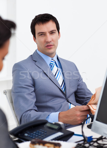 Portrait of business people discussing Stock photo © wavebreak_media