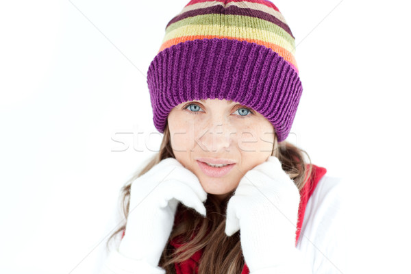 Caucasian woman looking at the camera  Stock photo © wavebreak_media