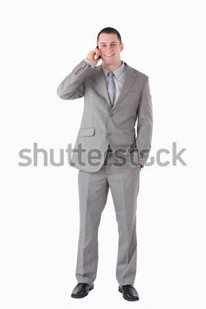Ritratto stanco giovani imprenditore bianco faccia Foto d'archivio © wavebreak_media