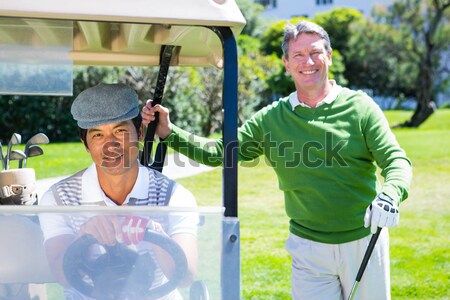 Golf amici guida golf campo da golf felice Foto d'archivio © wavebreak_media