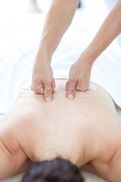 Zdjęcia stock: Powrót · masażu · medycznych · biuro · kobieta · zdrowia