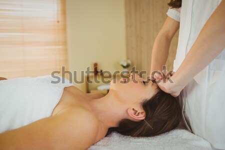 Young woman having a reiki treatment Stock photo © wavebreak_media