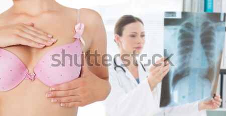 Cancer du sein médecin femme composite numérique médicaux lumière [[stock_photo]] © wavebreak_media