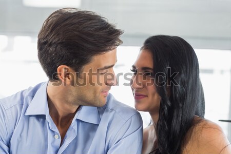 Stock photo: Two international businessman having a discussion