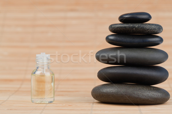 Cam küçük şişe siyah Stok fotoğraf © wavebreak_media