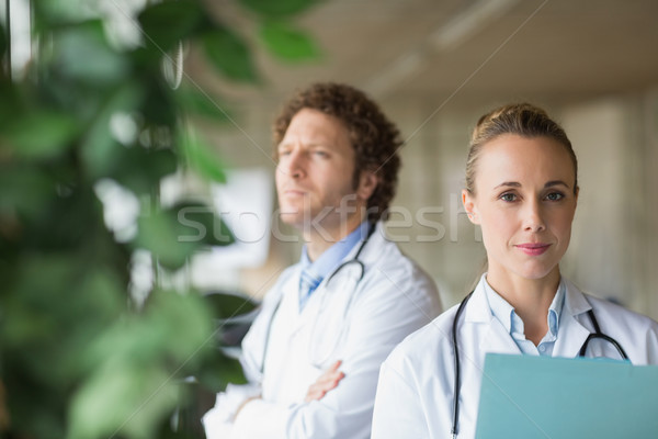 Portrait belle médecin collègue hôpital homme [[stock_photo]] © wavebreak_media