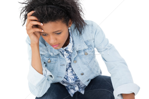 Close-up of a sad young woman Stock photo © wavebreak_media