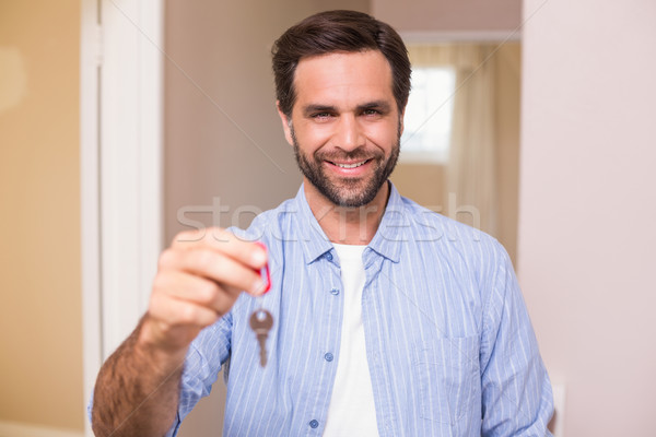 隨便 男子 顯示 房子 關鍵 新居 商業照片 © wavebreak_media