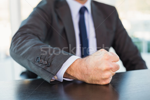 Angry businessman thump the table Stock photo © wavebreak_media