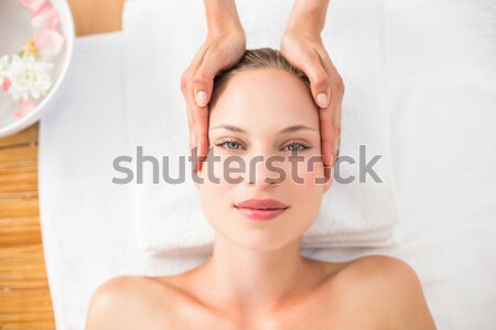Сток-фото: голову · массаж · Spa · центр