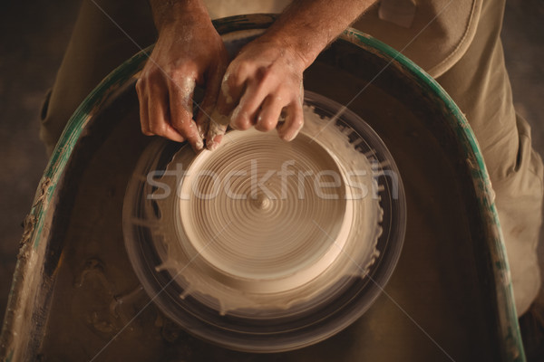 Hands of potter making a pot Stock photo © wavebreak_media