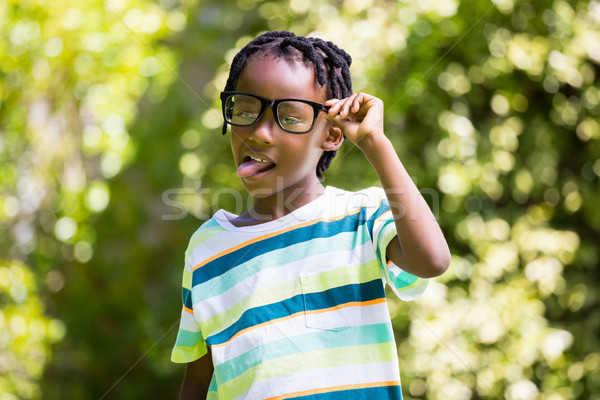 A kid sticking his tongue out Stock photo © wavebreak_media