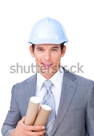 Stock photo: Confident male architect 