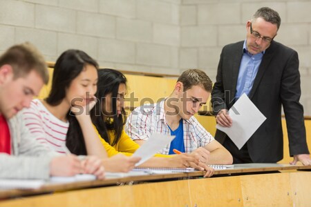 élèves prendre des notes conférence maturité collège éducation [[stock_photo]] © wavebreak_media