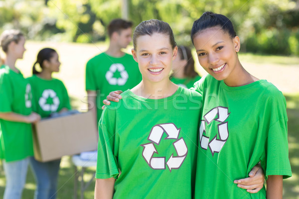 Happy environmental activists in the park  Stock photo © wavebreak_media