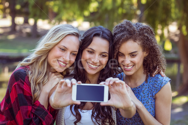 Happy hipsters taking a selfie Stock photo © wavebreak_media