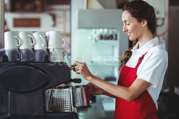 Bastante barista café negócio mulher Foto stock © wavebreak_media