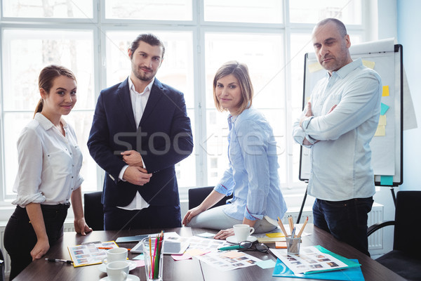 Confident photo editors in meeting room Stock photo © wavebreak_media
