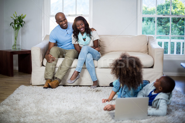 Children interacting with parents Stock photo © wavebreak_media