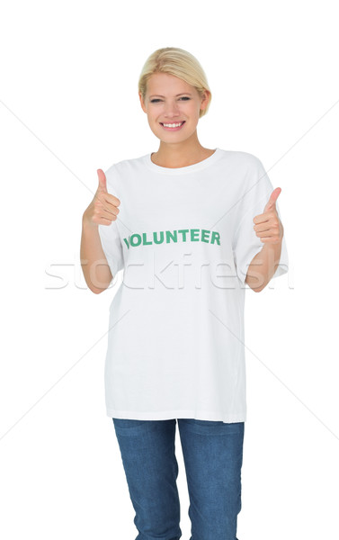 Portret gelukkig vrouwelijke vrijwilliger Stockfoto © wavebreak_media
