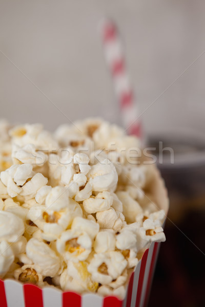 Popcorn Papier rot Muster Stock foto © wavebreak_media
