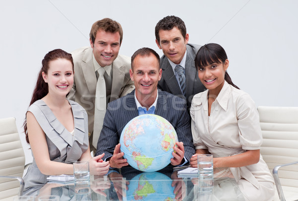 équipe commerciale monde commerce mondial bureau affaires [[stock_photo]] © wavebreak_media