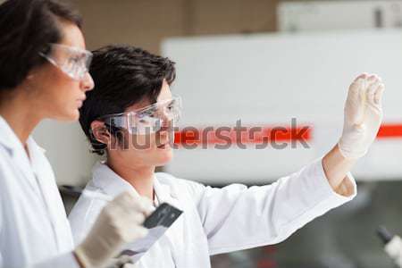 Scientist holding a test tube in a laboratory Stock photo © wavebreak_media